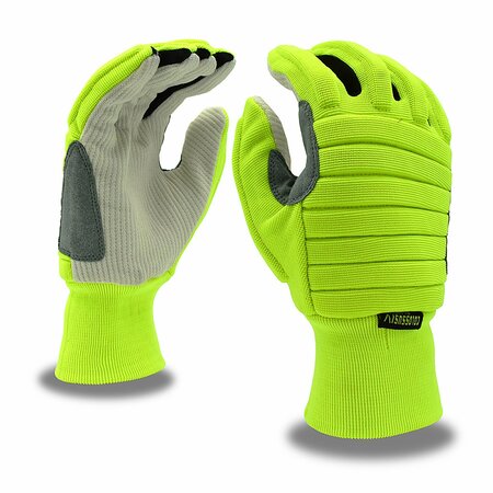 CORDOVA Hi-Vis Impact Gloves, Colossus IV, Corded - XL 7748XL